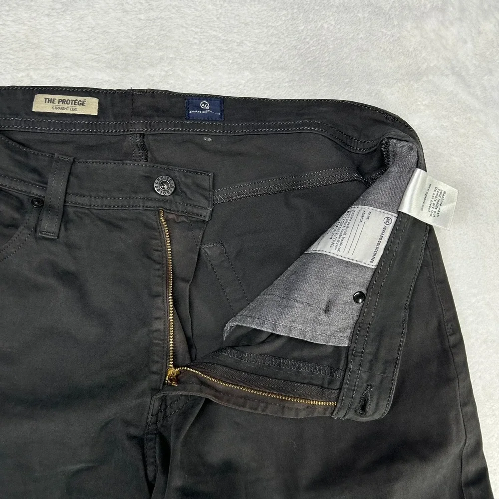AG Adriano Goldschmied The Protégé Straight Leg Pants Men's Dark‎ Gray - 36X32